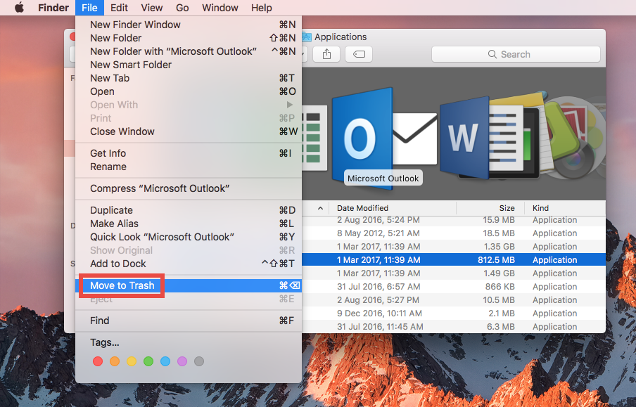 ms outlook for mac version 16.15